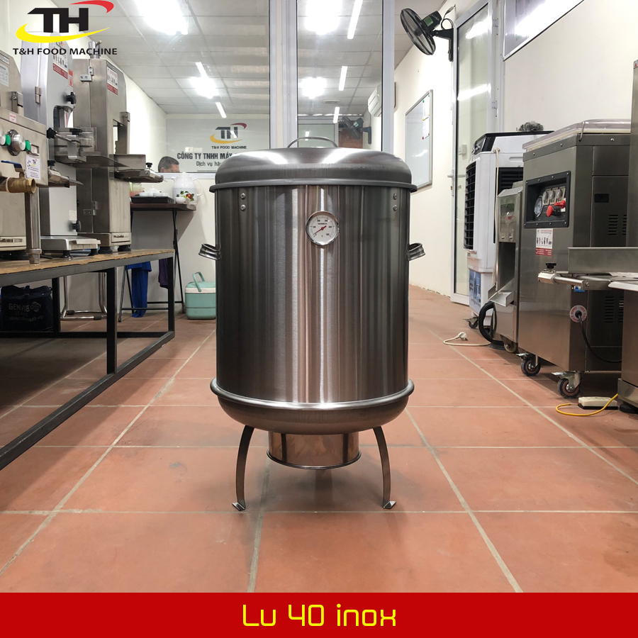 Lu quay vịt inox phi 40