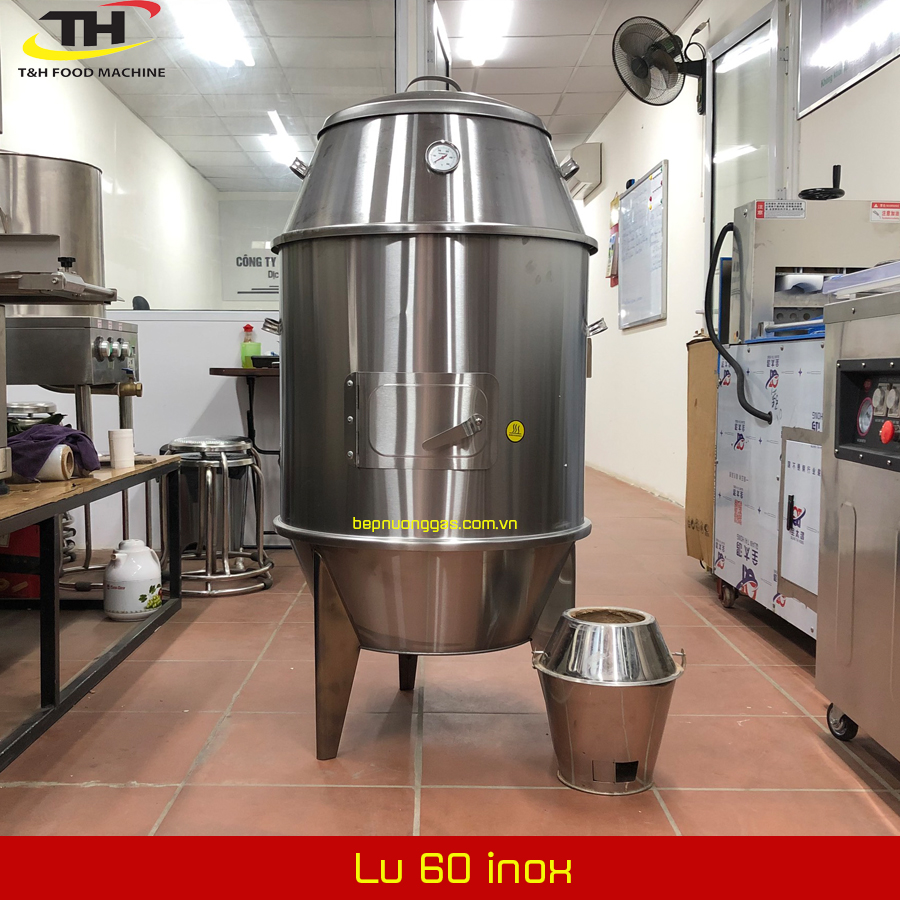 Lu quay vịt inox phi 60