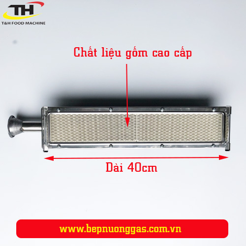 HỌNG ĐỐT DÀI CHO BẾP NƯỚNG GAS