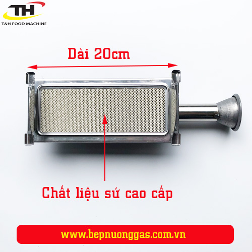 HỌNG ĐỐT NGẮN CHO BẾP NƯỚNG GAS